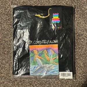*UNOPENED* NEW TEDDY FRESH “I’M COMPLETELY ALONE” WHALE PAINTING TEE SIZE MEDIUM